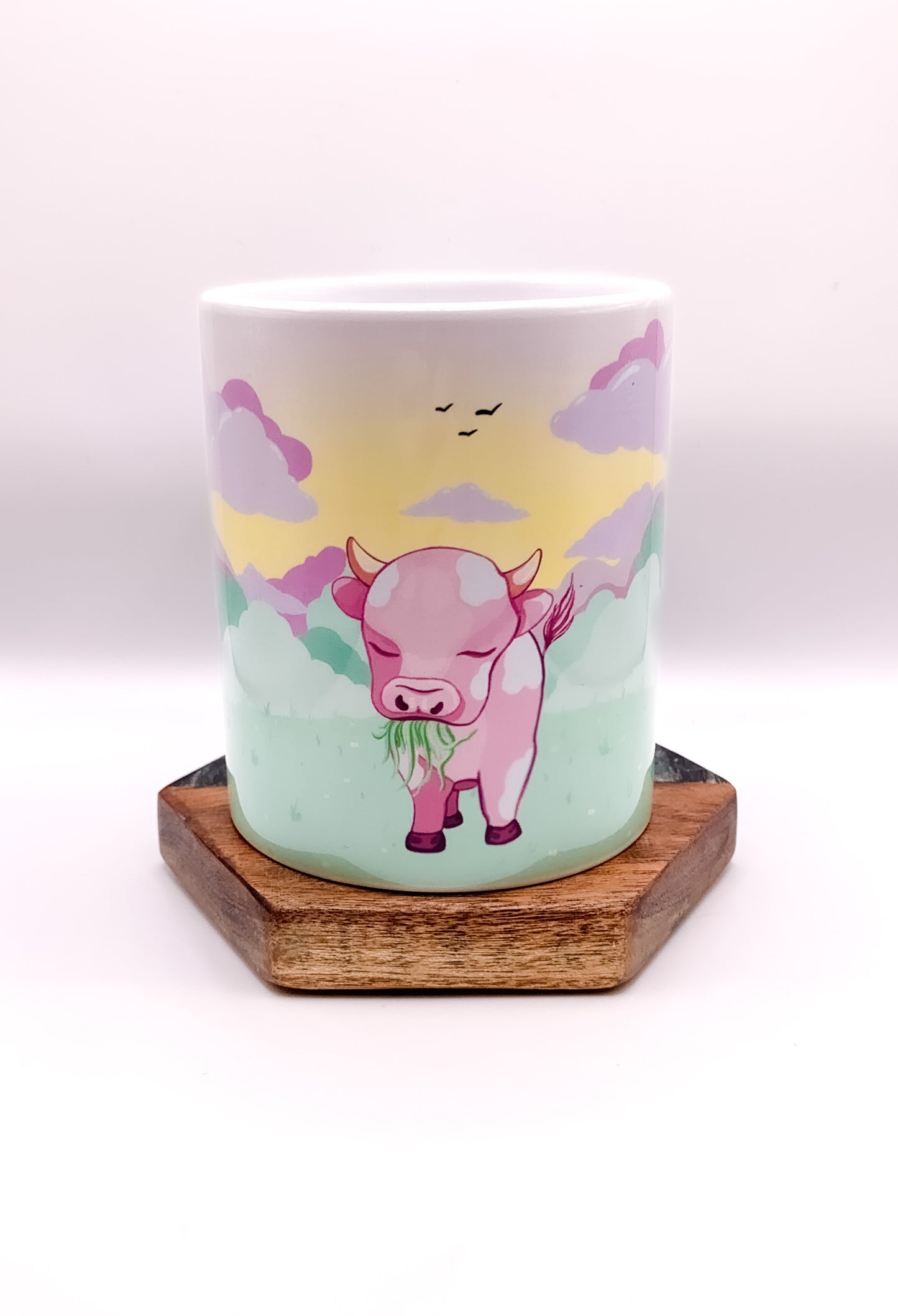 Strawberry Cow’s In Pink Clouds Mug