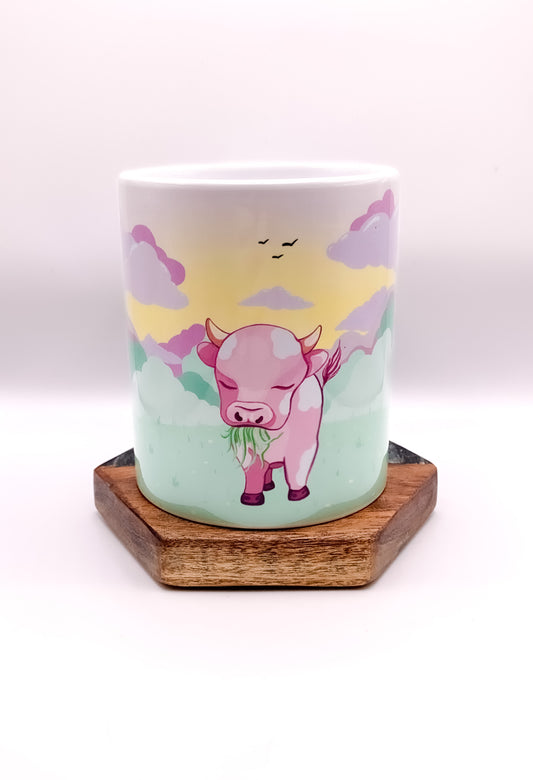 Strawberry Cow’s In Pink Clouds Mug