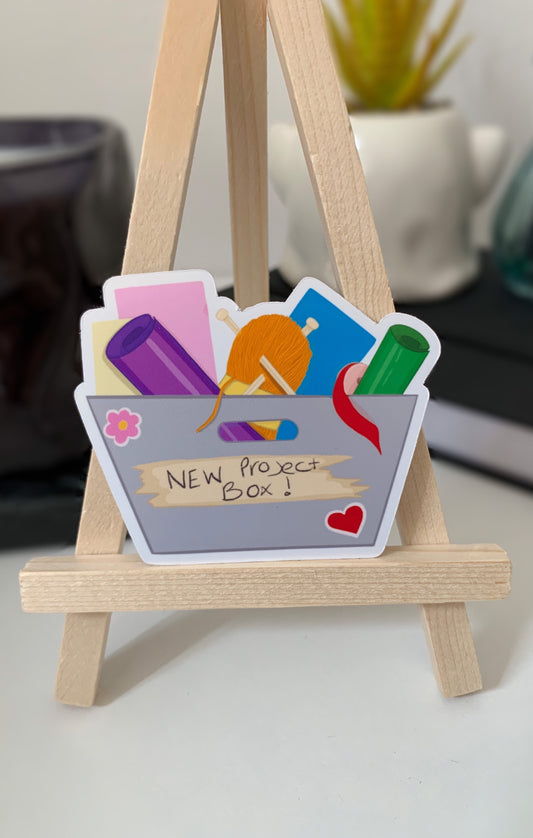 New Project Box - Dye Cut Sticker