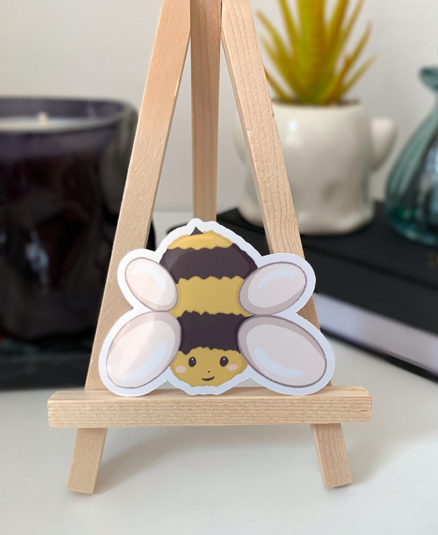 Happy Bee - Dye Cut Sticker
