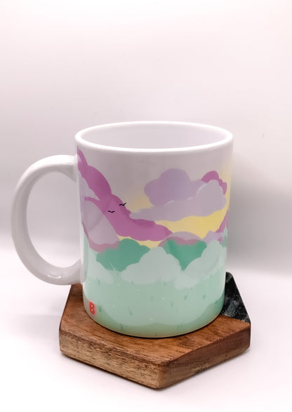 Strawberry Cow’s In Pink Clouds Mug