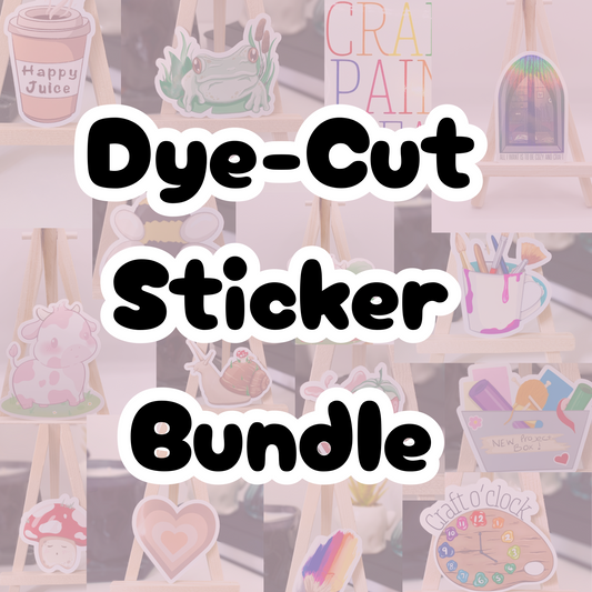 Dye Cut Sticker Bundle - 5 Stickers