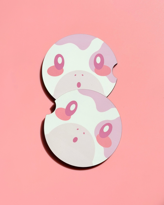 Shmoo's Face - Car Coaster