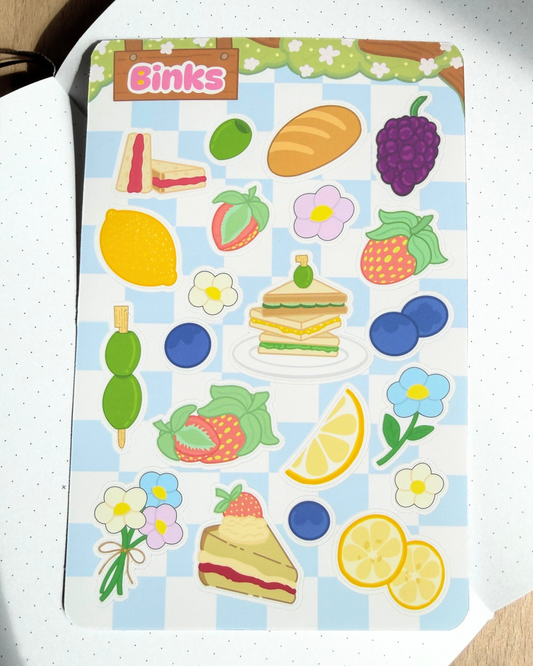 Picnic Food - Sticker Sheet