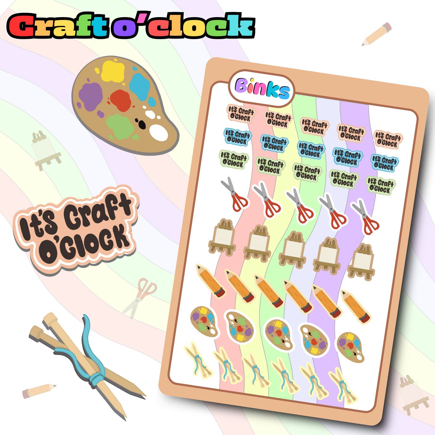 Sticker Sheet Bundle- 2 Sticker Sheets