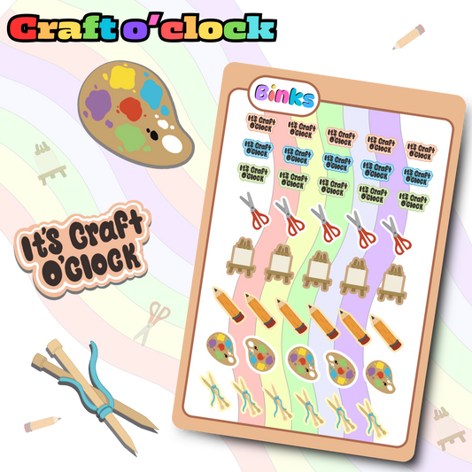It’s Craft Time Journaling Sticker Sheet